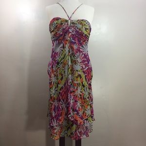 BCBGMaxazira 100% silk summer dress